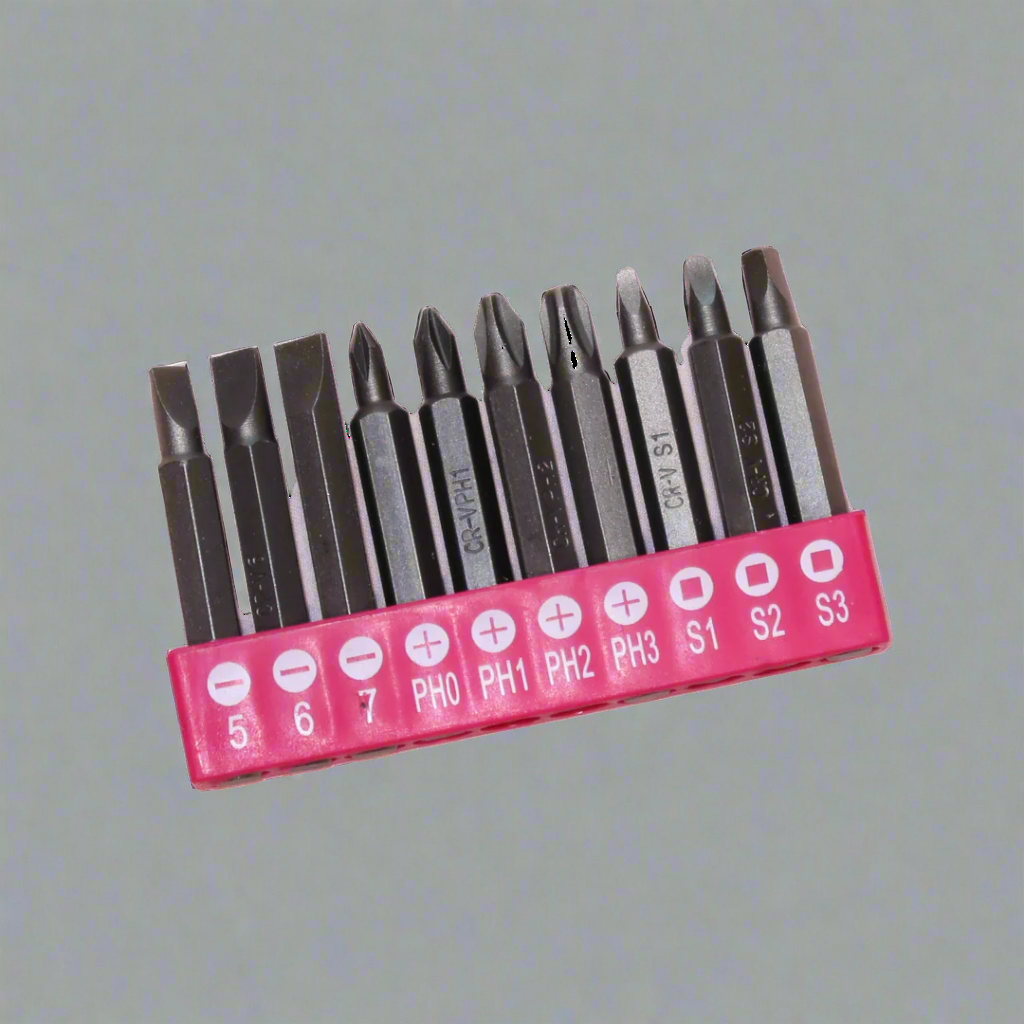 Pink Screwdriver & Bits Set – Essential DIY Tool for Women